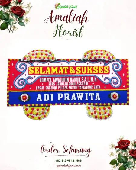 Papan Bunga Ucapan Selamat Kepyar